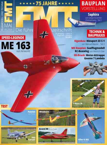 FMT Flugmodell und Technik – Mai 2026 Cover
