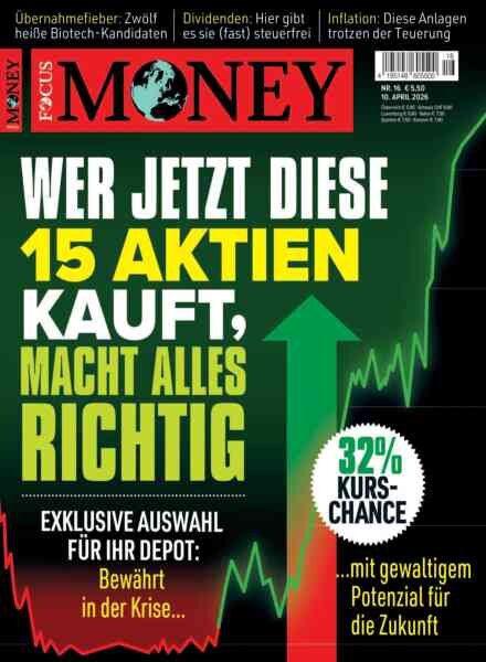Focus Money – 10 April 2026 Cover