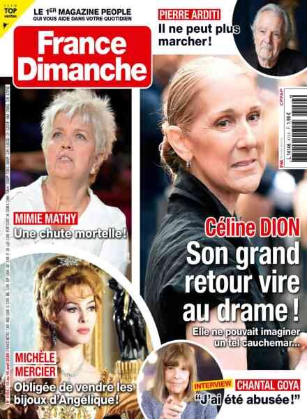 France Dimanche – 10 Avril 2026 Cover