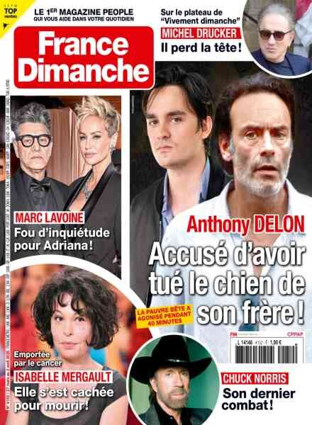 France Dimanche – 27 Mars 2026 Cover
