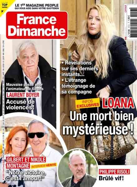 France Dimanche – 3 Avril 2026 Cover