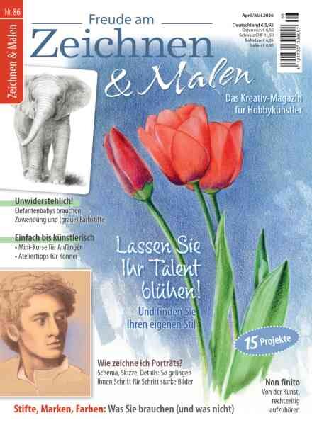 Freude am Zeichnen & Malen – April-Mai 2026 Cover