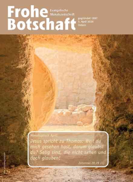 Frohe Botschaft – April 2026 Cover