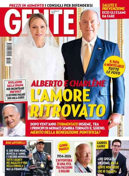 Gente Italia – 11 Aprile 2026 Cover