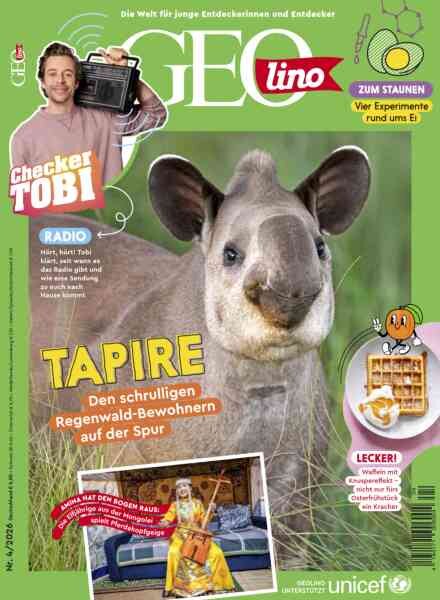 GEOlino Magazin – Nr 4 2026 Cover