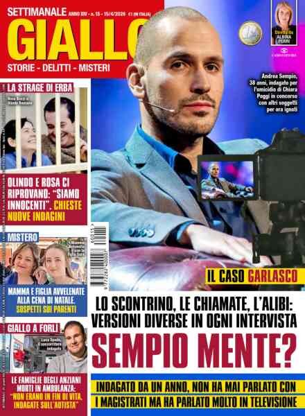 Giallo – 15 Aprile 2026 Cover