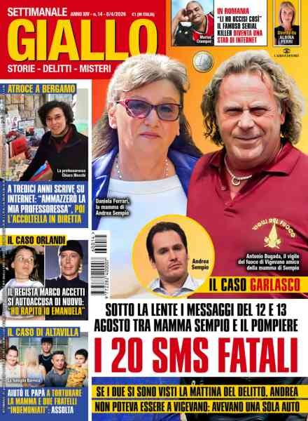 Giallo – 8 Aprile 2026 Cover