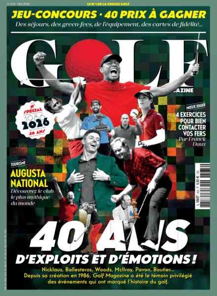 Golf Magazine France – Mai 2026 Cover