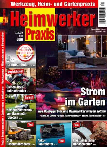 Heimwerker Praxis – Mai-Juni 2026 Cover