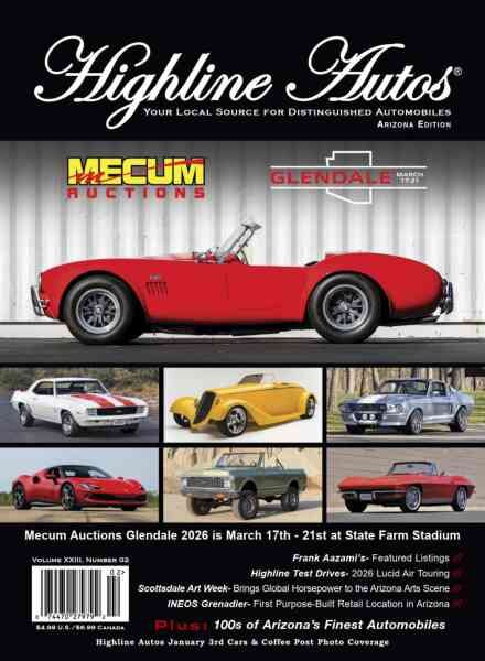 Highline Autos – Volume XXIII Number 2 2026 Cover