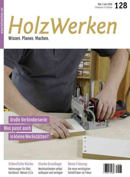 HolzWerken – Mai-Juni 2026 Cover