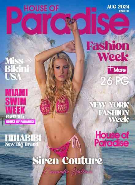 House of Paradise Fashion Week – Issue 1 August 2024 Cover