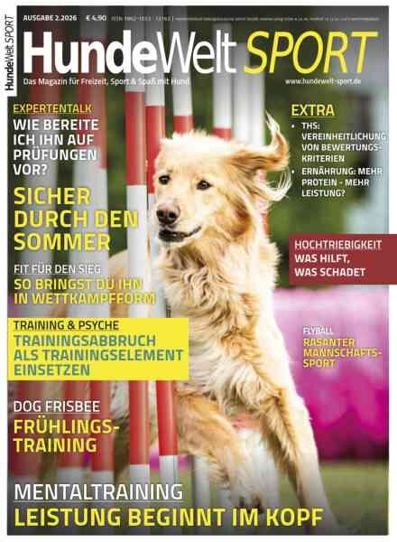 HundeWelt Sport – Nr 2 2026 Cover