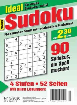 Ideal Sudoku – Nr 3 2026
