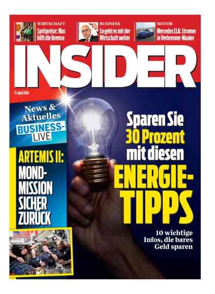 Insider Austria – 15 April 2026 Cover