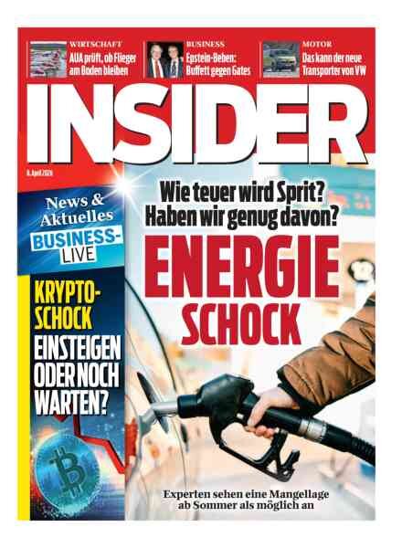 Insider Austria – 8 April 2026 Cover
