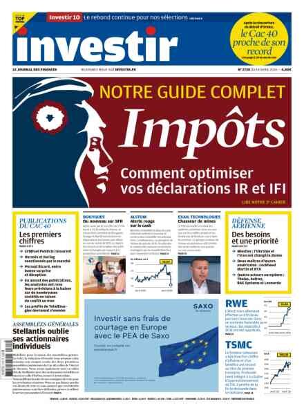 Investir – 18 Avril 2026 Cover