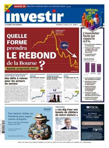 Investir – 28 Mars 2026 Cover