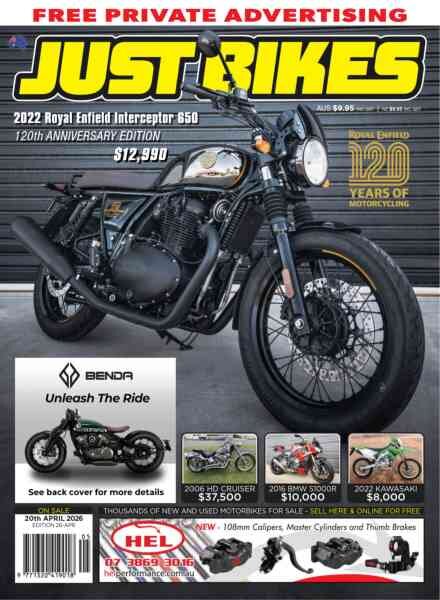 Just Bikes – April 2026 Cover