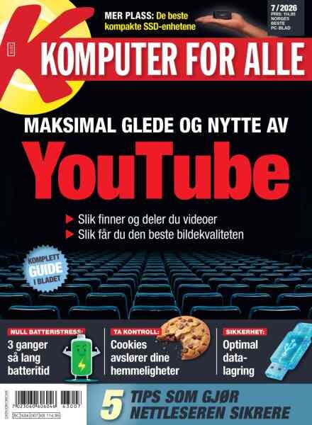 Komputer for Alle – April 2026 Cover