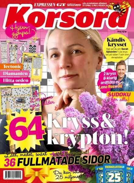 Korsord – 27 April 2026 Cover