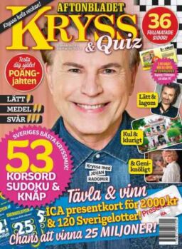 Kryss & Quiz – 13 April 2026