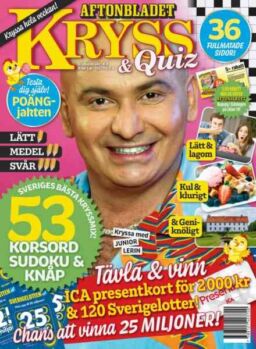 Kryss & Quiz – 30 Mars 2026