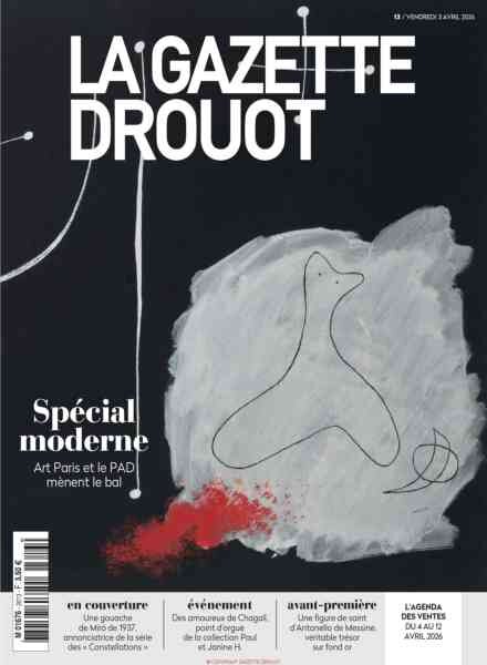 La Gazette Drouot – 3 Avril 2026 Cover
