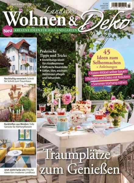 LandIDEE Wohnen & Deko – April-Mai 2026 Cover