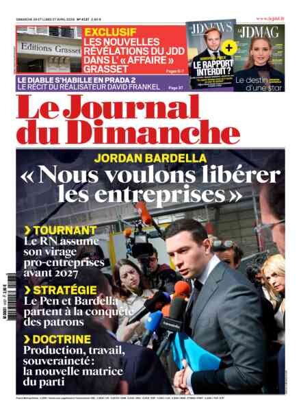 Le Journal du dimanche – 26 Avril 2026 Cover