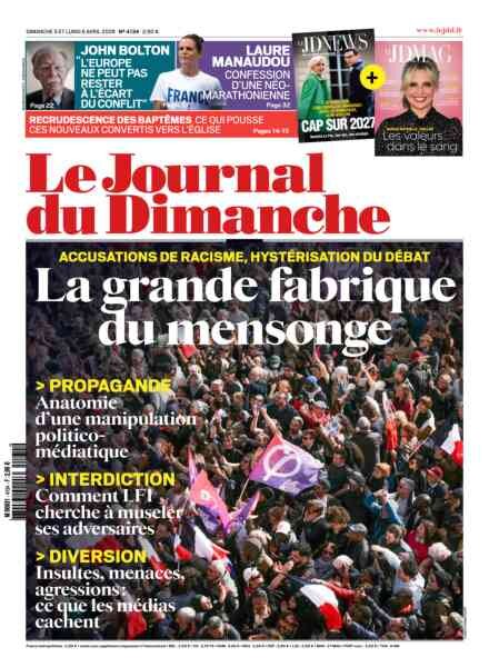 Le Journal du dimanche – 5 Avril 2026 Cover