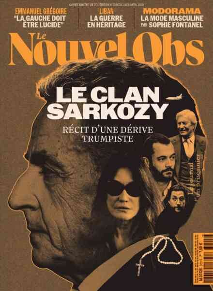 Le Nouvel Obs – 2 Avril 2026 Cover