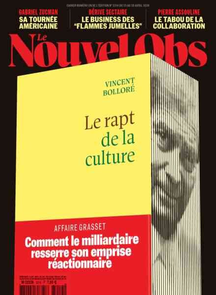 Le Nouvel Obs – 23 Avril 2026 Cover