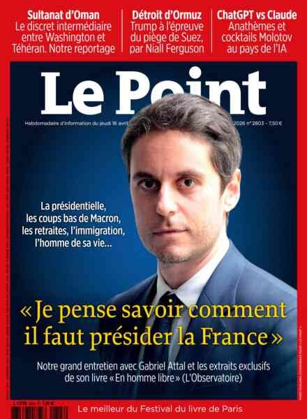 Le Point – 16 Avril 2026 Cover