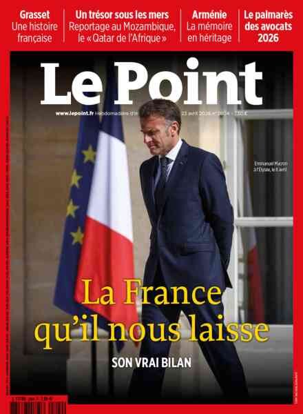 Le Point – 23 Avril 2026 Cover