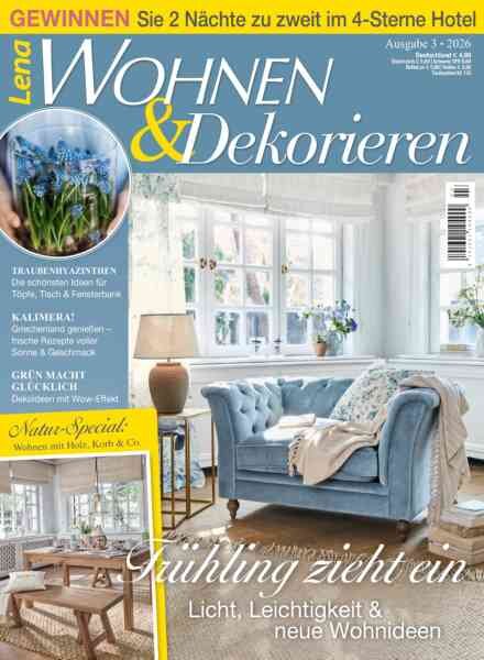 Lena Wohnen & Dekorieren – April 2026 Cover