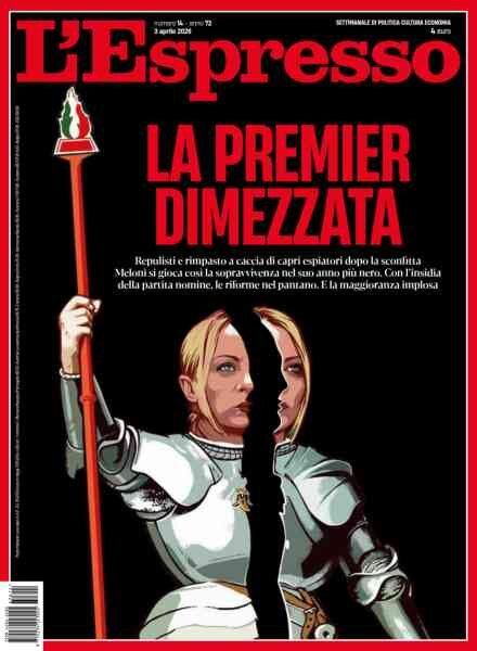 L’Espresso – 3 Aprile 2026 Cover
