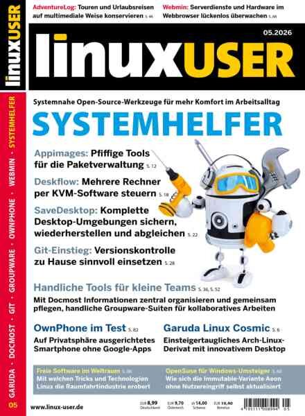 LinuxUser – Mai 2026 Cover