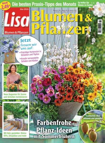 Lisa Blumen & Pflanzen – Mai 2026 Cover