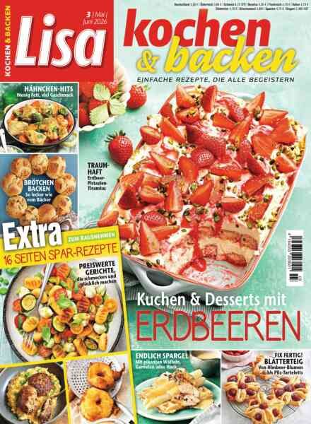 Lisa Kochen & Backen – Mai-Juni 2026 Cover