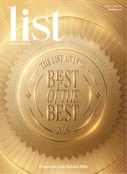List Magazine – Issue 17 Winter 2025-2026 Cover