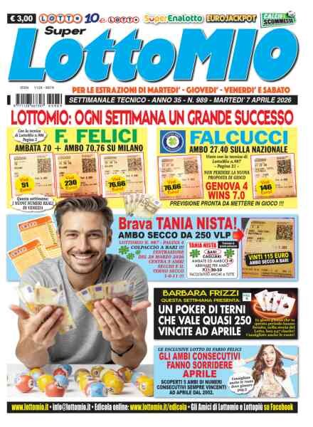 Lottomio del Giovedi – 7 Aprile 2026 Cover