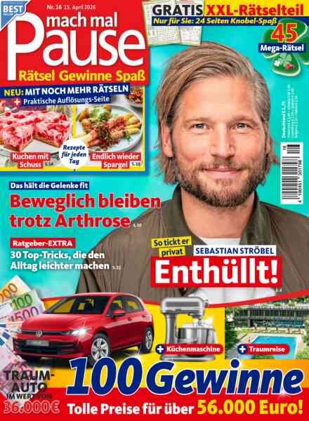 Mach mal Pause – 15 April 2026 Cover