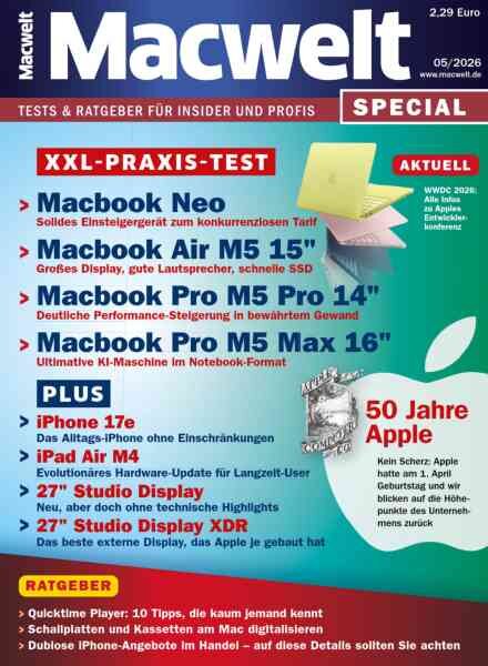 Macwelt Special – Mai 2026 Cover