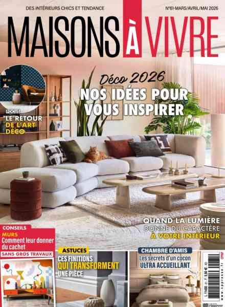 Maisons a Vivre – Mars-Mai 2026 Cover