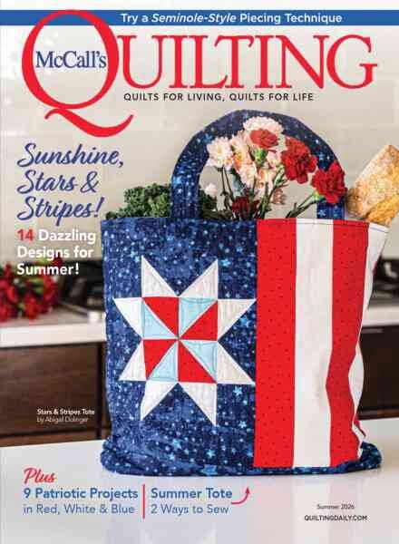 McCall’s Quilting – Summer 2026 Cover