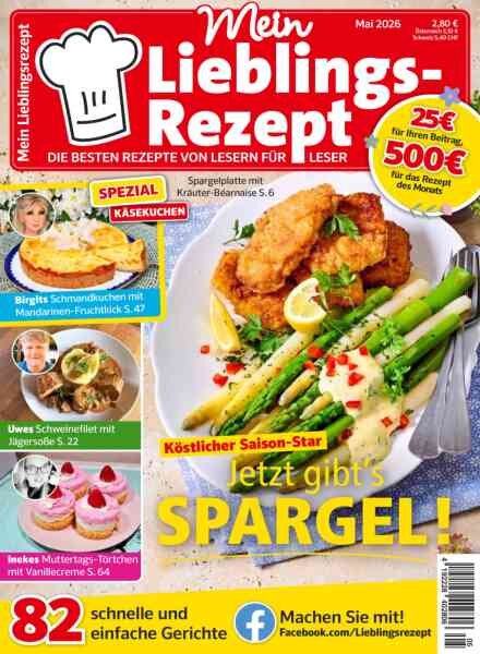 Mein Lieblingsrezept – Mai 2026 Cover