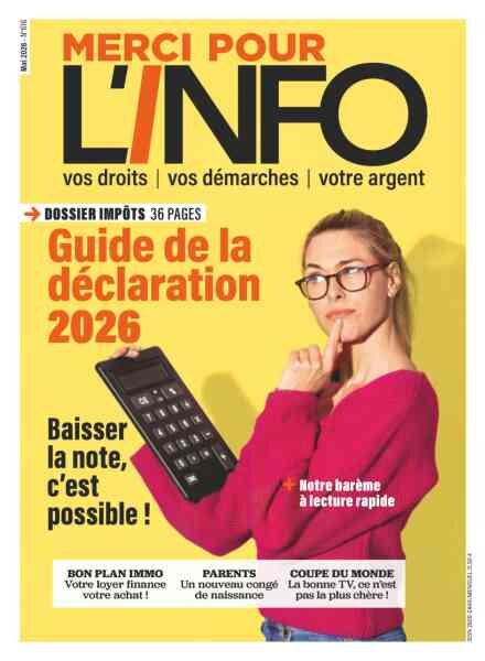 Merci Pour L’info – 27 Avril 2026 Cover