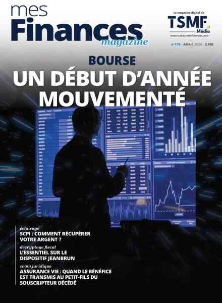 Mes Finances Magazine – Avril 2026 Cover