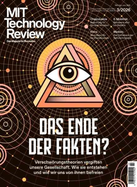 MIT Technology Review Germany – Marz-Mai 2026 Cover